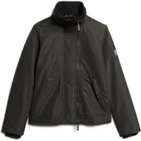 Superdry Superdrytil kvinder. W5011828A Windbraker jakke sort (S), Casual, Genanvendt polister, Bæredygtig