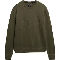 Superdry Superdrytil mænd. M2014392A Atletisk grøn trøje (M), Casual, Bomuld