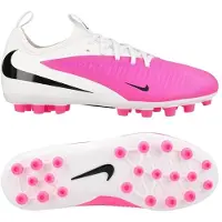 Nike Phantom 6 Academy Low Cut AG Breakout - Hvid/Sort/Pink Børn - Kunstgræs (AG), størrelse 37½
