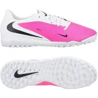 Nike Phantom 6 Academy Low Cut Tf Breakout - Pink/hvid/sort - Turf (Tf), størrelse 44½