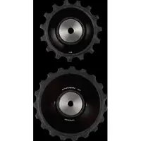 Ceramicspeed OS Pulleys AlphaDisc 15/19 Black - Cykeltilbehør