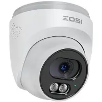 ZOSI C220 4MP udendørs PoE-overvågningskamera med AI-personregistrering - hvid