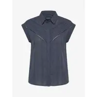 KOROSHI Bluse marin