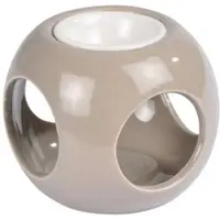 Homea keramisk duftkomfur i form af en kube, h. 6 cm