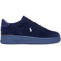 Ralph Lauren Polo Ralph Laurentil mænd. 809P13085001 Masters marineblå lædersko (46), Fast, Blonder, Casual