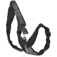 RockBros 3230002001 bicycle lock with combination and key - black