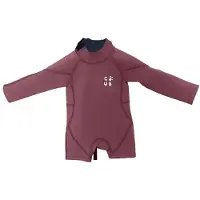 Zion Cub Springsuit 1.5 Mm Langærmet Shorty-våddragt Med Lynlås Bagpå Til Junior