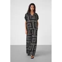 Soaked in luxury Bluse sort / hvid