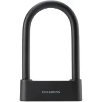 RockBros cykellås 32210818001 SMART med fingeraftrykslæser og Bluetooth, sort