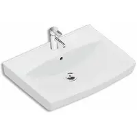 Ifø Ifö Spira håndvask 57 cm, lige forkant, u/hh m/overløb