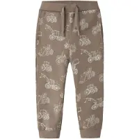 Name it Sweatpants - NmmVaron - Noos - AOP - Fossil - - 6 år (116) - Sweatpants