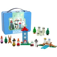 Plus plus - Suitcase - 500 stk - Moomin Valley - - OneSize - Klodser