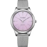 Citizen Dameur EM1220-82X Elegance Rosa/Stål Ø34 mm