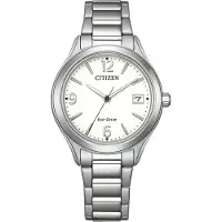 Citizen Dameur FE6121-67A Elegance Hvid/Stål Ø34 mm