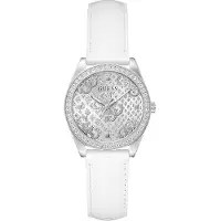 GUESS Dameur GW0989L1 Boa Sølvfarvet/Læder Ø32 mm