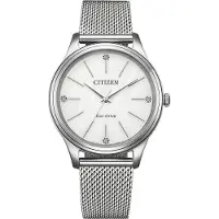 Citizen Dameur EM1220-82A Elegance Hvid/Stål Ø34 mm