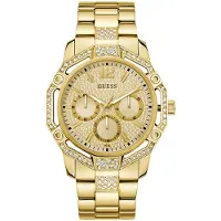 GUESS Herreur GW0990G2 Trend Guld/Gul guldtonet stål Ø46 mm