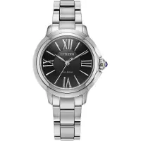 Citizen Dameur EM1160-58E L Sort/Stål Ø30.25 mm