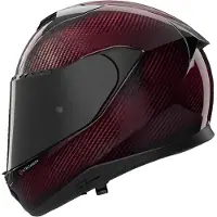 Nolan X-904 UC LIQUIDO RØD Integralhjelm Karbon/Rød S sort
