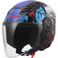 LS2 Of616 Airflow Ii Zombie Ii Ece 22.06 åben Hjelm