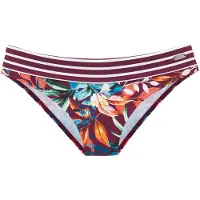 Venice beach Bikinitrusse cyanblå / orange / bordeaux / hvid