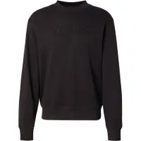 BOSS Relaxed fit sweatshirt i bomuldsfrotté med broderet logo