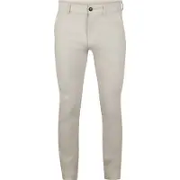BOSS BOSStil mænd. 50547719 Beige slanke chino-bukser (32/34), Casual, Bomuld