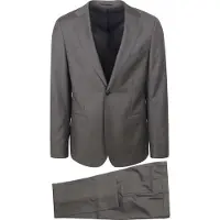 Suitable Passer Faux Uni Kostume Uld Grå måle