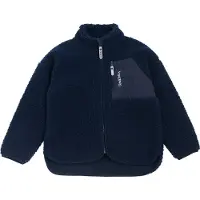 Viking Fleecejakke - Playtime Pile - Teddy - Navy - - 3 år (98) - Fleecejakke