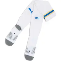 Puma Olympique de Marseille 26/27 Graphic Socks Men, Clothing, White/Royal, 43-46