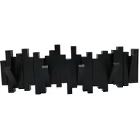 Umbra 318211-040, Indendørs, Universal krog, Sort, Træ, 2,268 kg, Rektandel