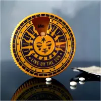 OIMG (Yellow, -) Sol Måne 7 Dags Pilleorganizer, Bærbar Ugentlig Medicinetui