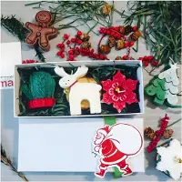 OIMG (#06, -) Jule Scented Candle Gave Sæt, Elg & Honningkagemand Forme