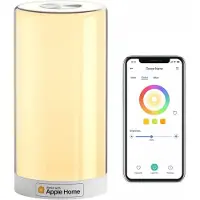 Meross Smart Wifi-bordlampe Med Led-stemningslys