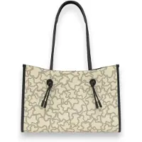 Tous TOUStil kvinder. 2002436901 Kaos Icon XL shopper taske beige (OSFA), Casual, Stof