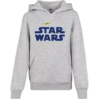 Mister tee Sweatshirt 'Star Wars' mørkeblå / gul / grå-meleret / hvid
