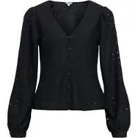 Object V-udskæring Puf Bluse