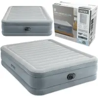 Intex 64824ND pripučiamas čiužinys 203x152x46 cm su integruota elektrine pompa