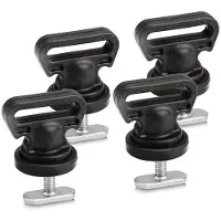 Melitt 4 Pack Kayak Track Mount Tie Downs for Kayak Accessories Securing for Kayak Canoe Boat