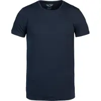 PME Legend Basic T-shirt rund hals marineblå 2-pak Blå Mørkeblå måle