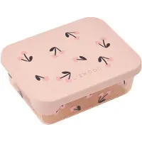 Liewood Snackboks - Ako - 3550 ml - Cherry Heart/Rosey - - OneSize - Madkasse