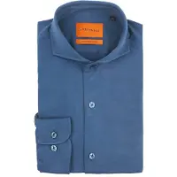 Suitable Sorona skjorte i denimblå Mørkeblå Blå måle