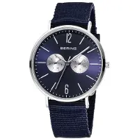 Bering Herreur 14240-507 Classic Blå/Tekstil Ø40 mm