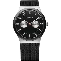 Bering Herreur 32139-202 Ceramic Sort/Stål Ø39 mm