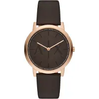 Armani Exchange Herreur AX2873 Dale Brun/Læder Ø40 mm