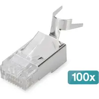 Digitus - Netværk-konnektor - RJ-45 (han) - UTP - CAT 6a - modulær - klar (pakke med 100)