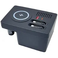 Wella Car Accessories for A4L B9 A5 S5 LHD USB Type-C Fast Wireless Charger Shunt Docking Station Car Interior