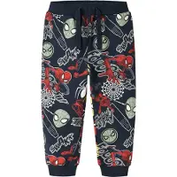 Name it Bukser 'NMMJacco Spider' navy / gul / rød / hvid