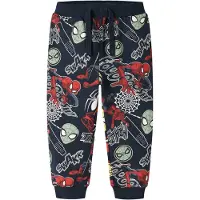 Name it Bukser 'NMMJacco Spider' navy / gul / rød / hvid