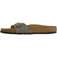 Birkenstock Pantoletter 'Madrid' taupe / mørkegrå